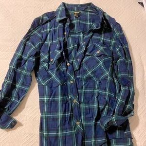 Forever 21 Flannel Button Up